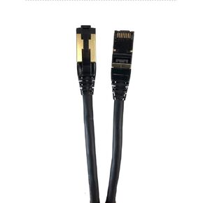 50 Feet Cat8 SFTP RJ45 Patch 26AWG Cable (Black) (E12-050B)