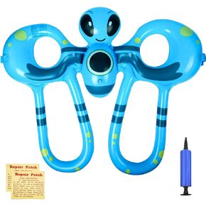 Pool Floaties Swim Vest for Adults, Portable Swimming Ring with Adjustable Safety Buckle, Inflatable Swimsuit Float Alien Pool Vest for Summer Holidays Pool Party for Men Women