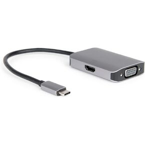Rocstor USB-C to HDMI & VGA Female HDMI 4K VGA 1080P Aluminum Adapter