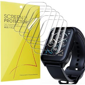 Compatible for Moto Watch 70 Screen Protector, [6 Pack] Full Coverage TPU Clear Film Compatible for Motorola Moto Watch 70 Health and Fitness Smartwatch (6 pack)