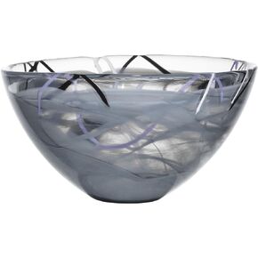 Kosta Boda Contrast Bowl, Purple, Medium