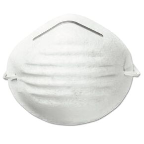 14110094CC Nuisance Disposable Dust Mask, Nose/Mouth, One Size, White (Pack of 50)