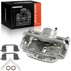 A-Premium Disc Brake Caliper Assembly with Bracket Compatible with Select Honda Models - Civic 2012 2013 2014 2015, L4 1.8L - Front Left Driver Side