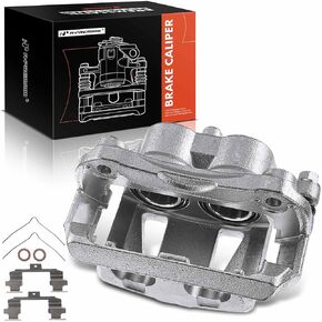 A-Premium Disc Brake Caliper Assembly with Bracket Compatible with Select Nissan Models - Quest 2004-2009/2011-2017, V6 3.5L - Front Left Driver Side