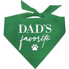 Dad's Favorite Dog Bandana (Assorted Colors)