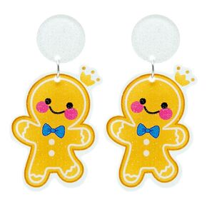 Geinch Christmas Earrings, Lightweight Acrylic Christmas Earrings for Women, Christmas Earrings Accessories for Christmas Costume, Christmas Party Favors 2024 Cute Holiday Jewelry