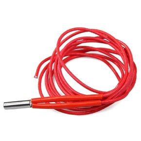 12V 40W 1/4-in (6.35mm) Ceramic Cartridge Heater for 3D Printer MK10 Extruder/Hotend