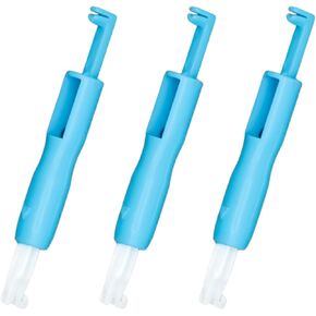 3Pcs Sewing Machine Needle Threader,Sewing Needle Inserter for Sewing Machine Automatic Needle Threader Tool Sewing Needle Threader for Embroidery Craft Knitting Quilting