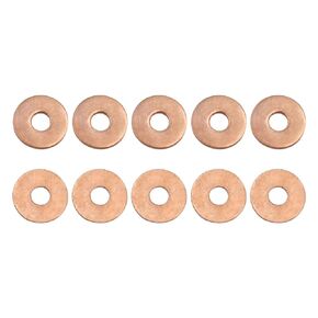 4mmx12mmx1mm(IDxODxT) Flat Copper Sealing Washers - 20Pack - Good for Industrial Machinery M4 Screws - Copper Flat Ring Gaskets