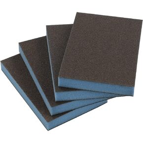 Sanding Sponges, Fine Grit, 3.82"X 2.72"X 0.47", 24 Packs