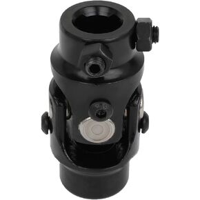 SCITOO 3/4"DD X 3/4" Round Steering Shaft Universal U-Joint Black Single, 83mm Working Angle 35 Degree