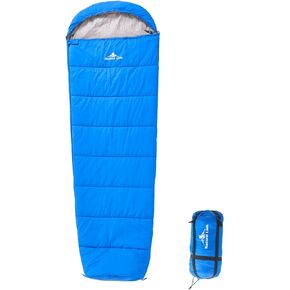 Lightweight Mummy Sleeping Bag, Nylon Shell and Lining, Compact Mummy Sleeping Bag, for Backpacking Hiking Camping Bushcraft, for Adults and Kids