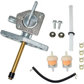 Gas Fuel Valve Petcock Fit for Honda XR50R 2000-2003 XR70R XR80R XR100R 1997-2003 CRF50F 2004-2014 CRF70F CRF80F CRF100F CRF150F CRF230F 2004-2007 Replacement 16950-GCF-671 16950-GEL-701