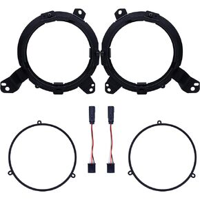 HiSport Headlight Mounting Bracket Aluminium Alloy - Omnidirectional Adjustable with Wiring Harness, Compatible with Jeep Wrangler JL 2018-2021 (7" Light, 6-Piece Set)