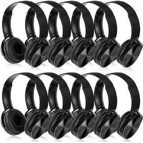 Classroom Headphones Bulk,HQ Stereo Sound Earphones 20 Pack for Online Learning and Travel,On-Ear Student Headphones for School Kids Students, Teens, Classroom, Library (20 Pack Black)