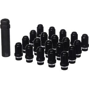 Gorilla Automotive 21133ETBC Black 12mm x 1.50 Thread Size Chrome Finish Small Diameter 5-Lug Kit, (Pack of 20)