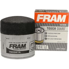 FRAM Tough Guard Replacement Oil Filter TG3387A, Designed for Interval Full-Flow Changes Lasting Up to 15K Miles