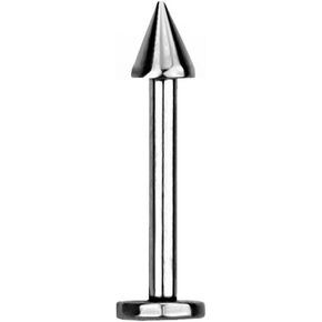 16GA Solid Titanium Cartilage/Labret/Monroe Spike Top Sterilized Stud Piercing (16mm (5/8"))