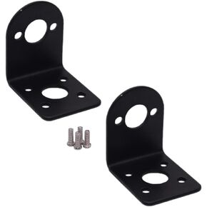 2-Pack RC Motor Base Metal L-Shape Motor Mounting Holder Fixed Seat Bracket for 775 755 Motors (for 775 Motors)