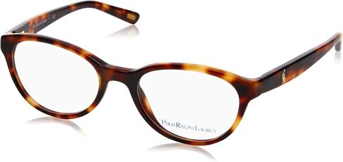 إطارات النظارات الطبية للأطفال من Polo Ralph Lauren PP8526 Cat Eye، عدسة سلحفاة لامعة/عدسة تجريبية، 47 مم in Kuwait