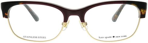 Kate Spade Adali Eyeglasses-(0LHF) Opal Burgundy/Demo-49mm in Saudi Arabia