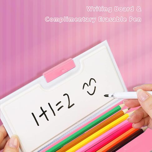 Pop Up Multifunction Pencil Case, Cute Cartoon Pen Box Organizer Stationery with Password Lock, Sharpener, Schedule, Whiteboard, School Supplies, Best Birthday Gifts for Kids Teens in Kuwait
