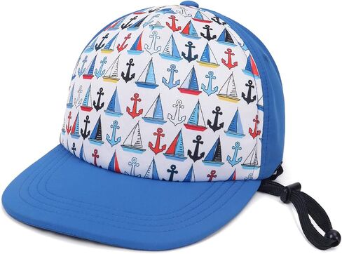 UPF 50+ Kids Baseball Hat Visor to Protect Against UV Sun Rays - Toddler Boy Girl Quick Dry Sun Hats and Print Baseball Cap in Saudi Arabia