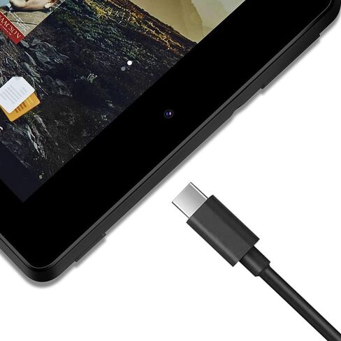 شاحن سريع 15 وات مع كابل USB C بطول 6 أقدام مناسب لجهاز Amazon Fire HD 8 10 Plus، والأطفال، والأطفال Pro، وFire Max 11 Tablet (إصدار 2020-2023)، وKindle Paperwhite الجيل الحادي عشر، وKindle Scribe، وKindle الجيل الحادي عشر in Kuwait
