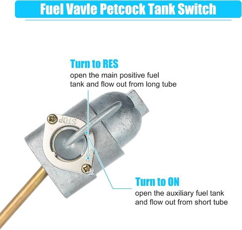 uxcell Fuel Valve Petcock Gas Tank Switch for Honda CB350F 1972-1974 for Honda CB500K 1971-1973 for Honda CB550K CB750K in Saudi Arabia