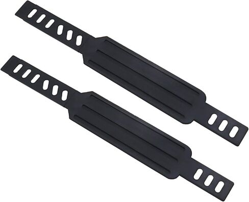 اصنع فكرة حزام دواسة الدراجة الثابتة، 12 × 1-4/5 بوصة قابل للتعديل لممارسة التمارين الرياضية في صالة الألعاب الرياضية المنزلية باللون الأسود in Kuwait