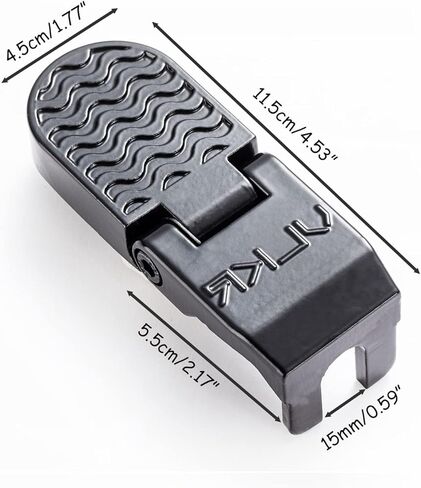 دواسات القدم الخلفية للدراجة: دواسات مسند القدمين للمقعد الخلفي قابلة للطي للدراجة. أوتاد أقدام قابلة للطي بفتحة U غير قابلة للانزلاق للدراجات الجبلية الكهربائية in Kuwait