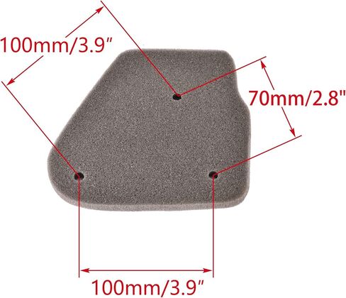WOOSTAR Motorcycle Air Filter Element Replacement for 2 Stroke 50cc 70cc 90cc JOG Minarelli Polaris Jonway Qlink Eton Scooter ATV Quad Dirt Pit Bike in Saudi Arabia