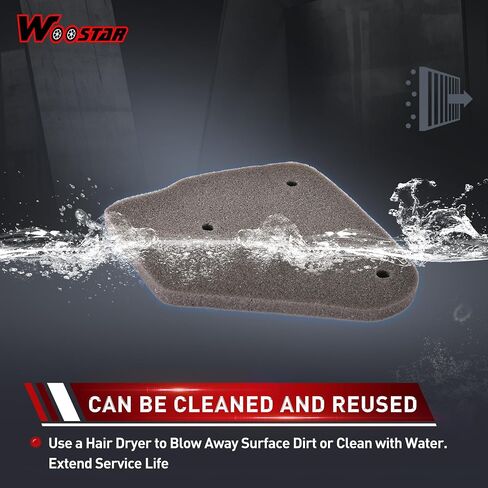 WOOSTAR Motorcycle Air Filter Element Replacement for 2 Stroke 50cc 70cc 90cc JOG Minarelli Polaris Jonway Qlink Eton Scooter ATV Quad Dirt Pit Bike in Saudi Arabia