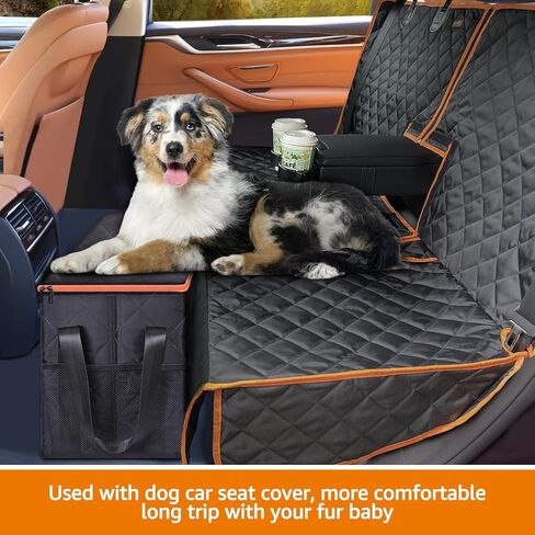 موسع مقعد السيارة iBuddy مع مساحة تخزين للكلاب الكبيرة يصل وزنها إلى 200 رطل، ويحمي الكلاب من عدم السقوط في منطقة الأرضية، ويمكن للحيوانات الأليفة الحصول على المقعد الأمامي/الخلفي بالكامل للتمدد والقيلولة على حشو فجوة المقعد الخلفي للسيارة in Kuwait
