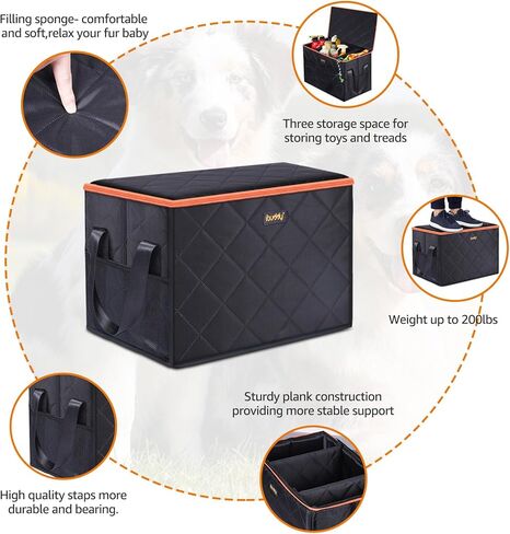 موسع مقعد السيارة iBuddy مع مساحة تخزين للكلاب الكبيرة يصل وزنها إلى 200 رطل، ويحمي الكلاب من عدم السقوط في منطقة الأرضية، ويمكن للحيوانات الأليفة الحصول على المقعد الأمامي/الخلفي بالكامل للتمدد والقيلولة على حشو فجوة المقعد الخلفي للسيارة in Kuwait