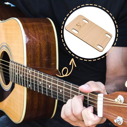 3pcs Guitar Neck Shims, Solid Maple Wood Guitar Neck Shim Protection 0.25, 0.5 and 1 Degree Portable Guitar Neck Plate Tool for Bass Guitar Repair in Saudi Arabia