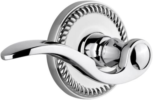 Grandeur Newport Rosette Passage with Bellagio Lever in Bright Chrome in Saudi Arabia