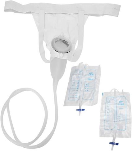 جامع البول من السيليكون، حقيبة تجميع البول للرجال، حقيبة تصريف البول من السيليكون قابلة لإعادة الاستخدام، حقيبة جمع البول للرجال المسنين طريحي الفراش in Kuwait