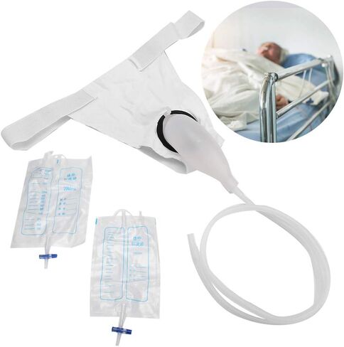 جامع البول من السيليكون، حقيبة تجميع البول للرجال، حقيبة تصريف البول من السيليكون قابلة لإعادة الاستخدام، حقيبة جمع البول للرجال المسنين طريحي الفراش in Kuwait