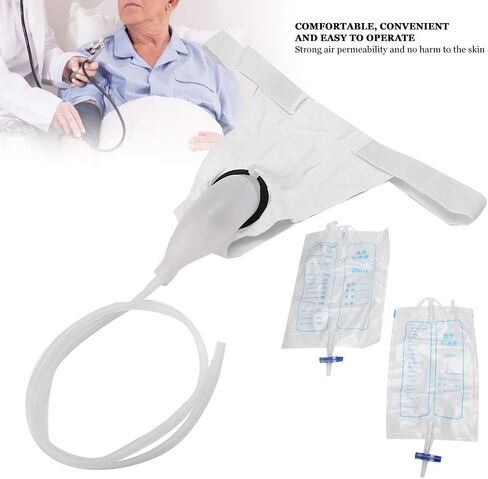 جامع البول من السيليكون، حقيبة تجميع البول للرجال، حقيبة تصريف البول من السيليكون قابلة لإعادة الاستخدام، حقيبة جمع البول للرجال المسنين طريحي الفراش in Kuwait