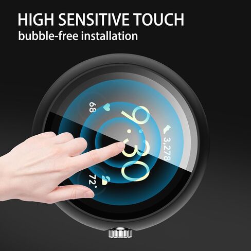 3-Pack for Google Pixel Watch 2 (New 2023)/ Pixel Watch Case with Tempered Glass Screen Protector + All Around PC Protective，Cover for Google Pixel Watch 2/ Pixel Watch 1 - Clear+Clear+Clear in Saudi Arabia