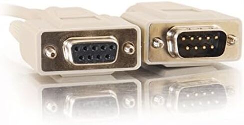 كابل تمديد C2G 02713 DB9 M/F Serial RS232، بيج (15 قدم، 4.57 متر) in Saudi Arabia