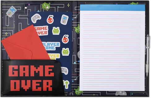 iscream 9" x 12" Clipboard Portfolio with Notepad, Envelopes and Stickers - All Star Sports in Kuwait