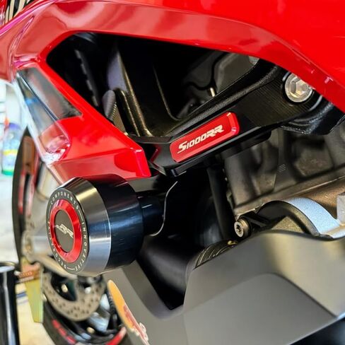 Compatible with BMW S1000RR 2023 S1000 RR Motorcycle Frame Anti-collision Falling Protection Slider Crash s 1000 rr Accessories (red) in Saudi Arabia