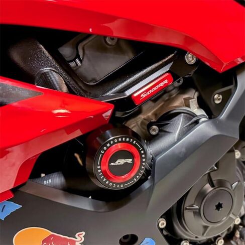 Compatible with BMW S1000RR 2023 S1000 RR Motorcycle Frame Anti-collision Falling Protection Slider Crash s 1000 rr Accessories (red) in Saudi Arabia