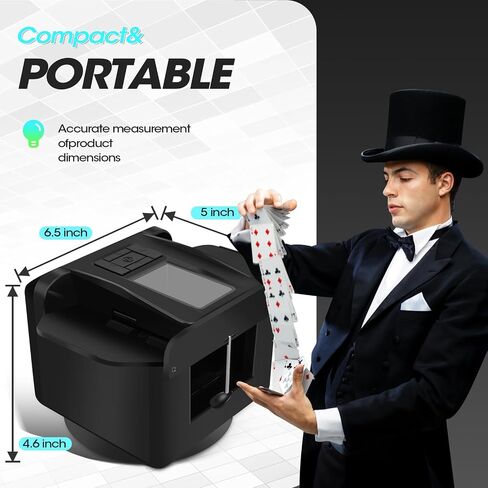جهاز خلط وتوزيع البطاقات الأوتوماتيكي G1 Pro 2 في 1، آلة خلط وتداول كهربائية الكل في واحد، فائقة الهدوء، قابلة لإعادة الشحن، الاتصال بالبطاقات عن بعد، لألعاب الطاولة وألعاب البوكر in Kuwait