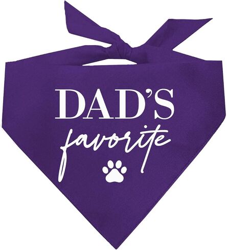 Dad's Favorite Dog Bandana (Assorted Colors) in Saudi Arabia