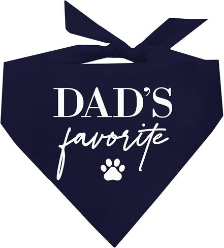 Dad's Favorite Dog Bandana (Assorted Colors) in Saudi Arabia