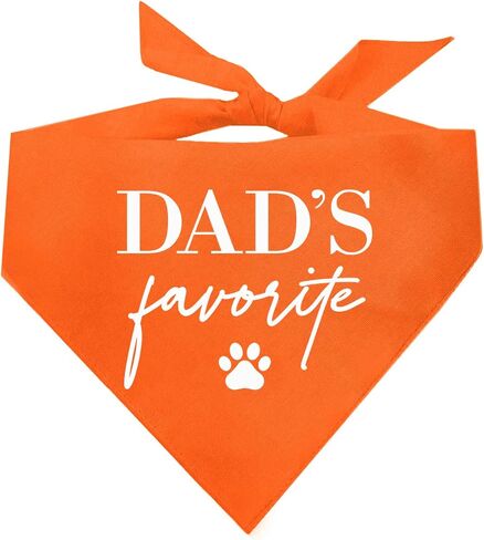 Dad's Favorite Dog Bandana (Assorted Colors) in Saudi Arabia