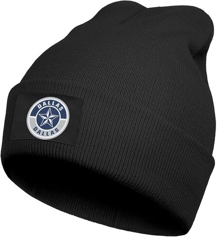 Dallas Beanie for Men Women Skull Cap Youth Football Knit Hat Beanies Winter Hat Fans Gifts Apparel in Saudi Arabia